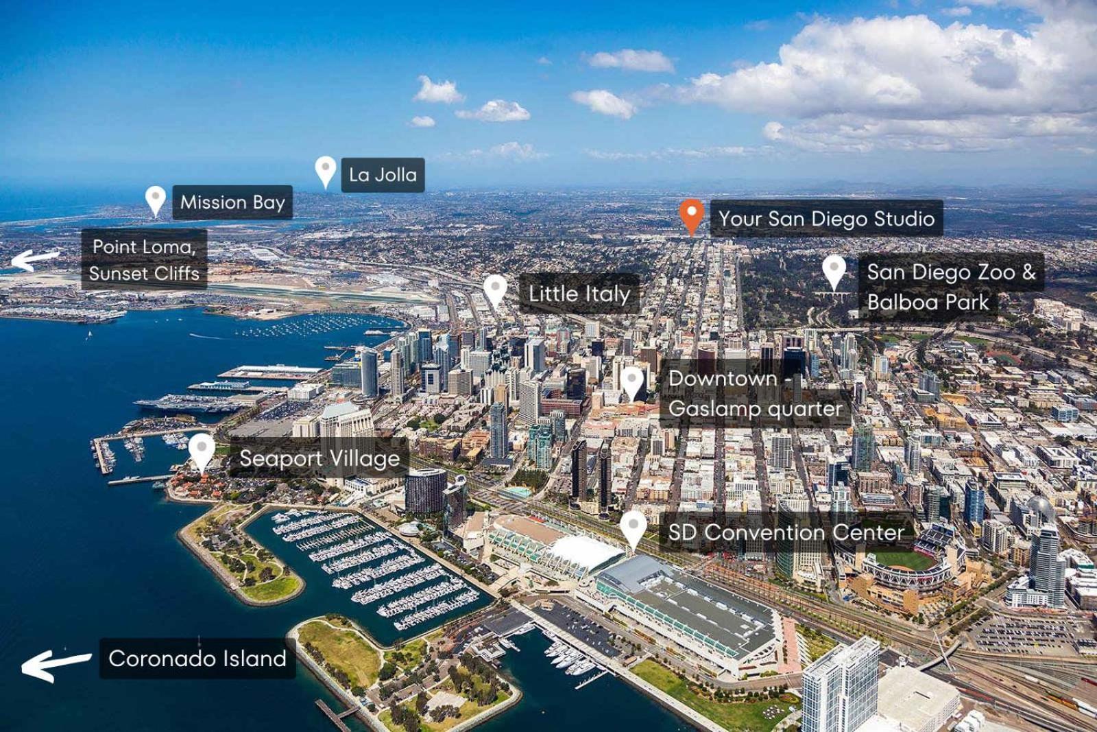 The San Diego Studio - Free Parking Екстер'єр фото